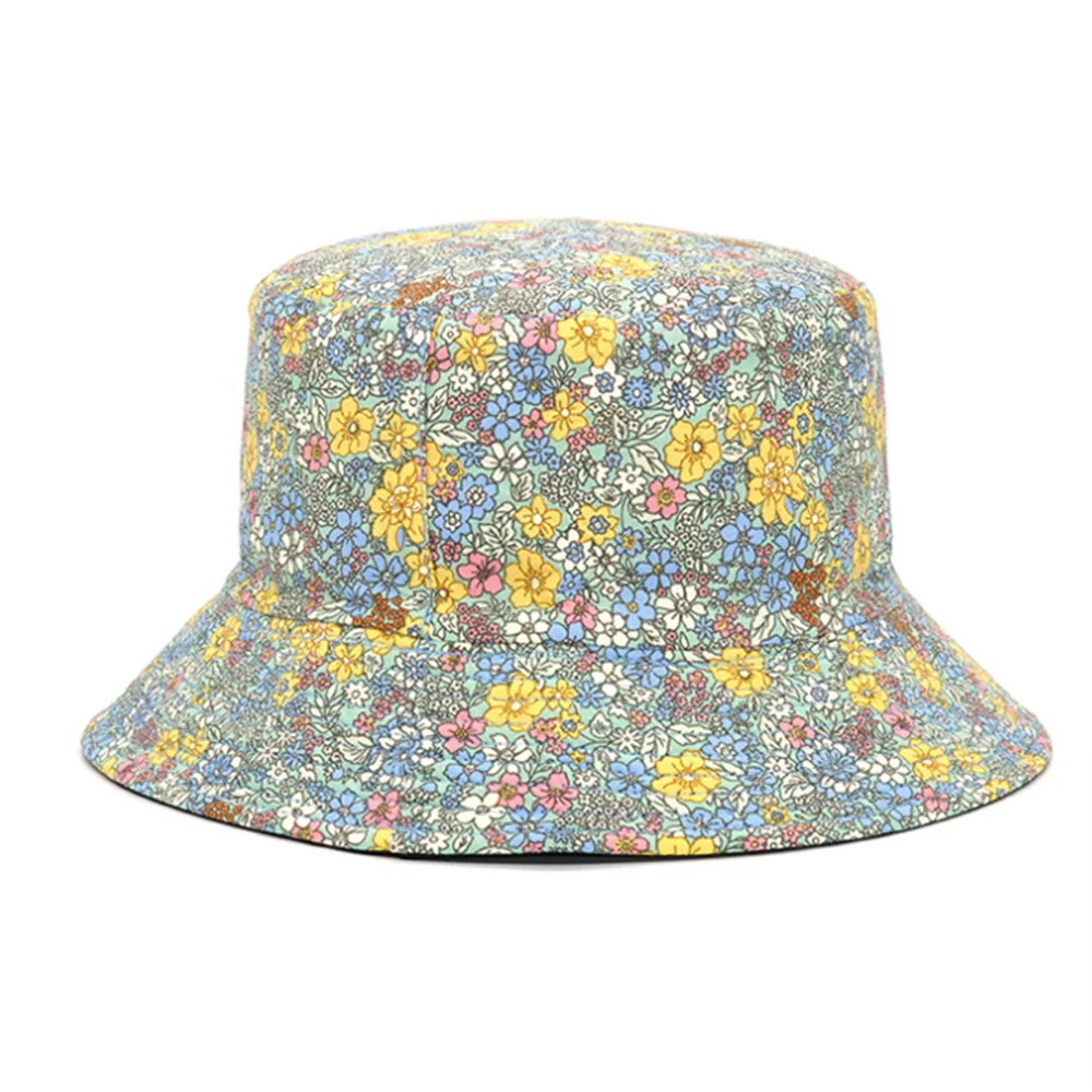 Spring and Summer Small Floral Bucket Hat