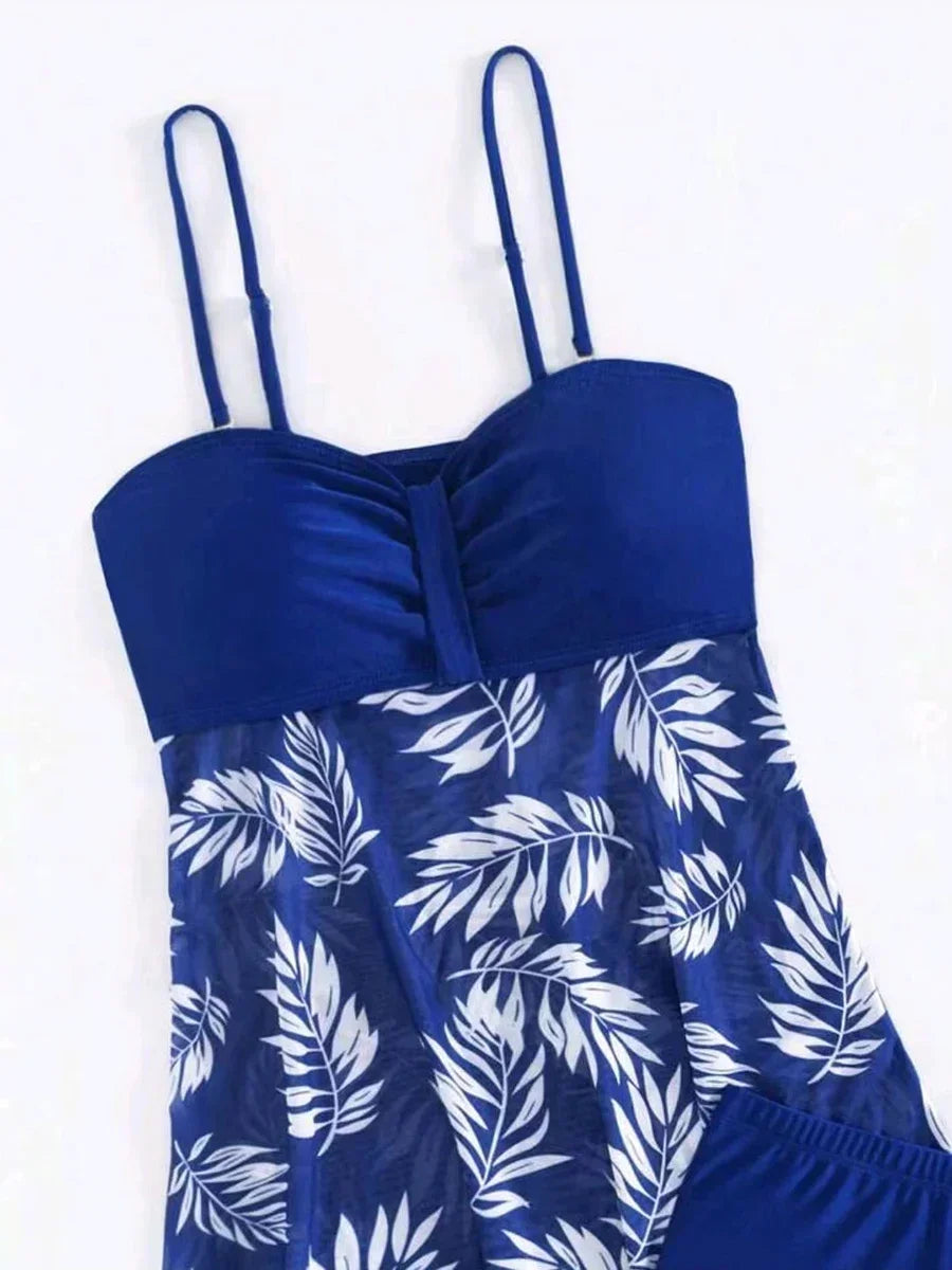 2024 Summer Short Dress Split Swimsuit