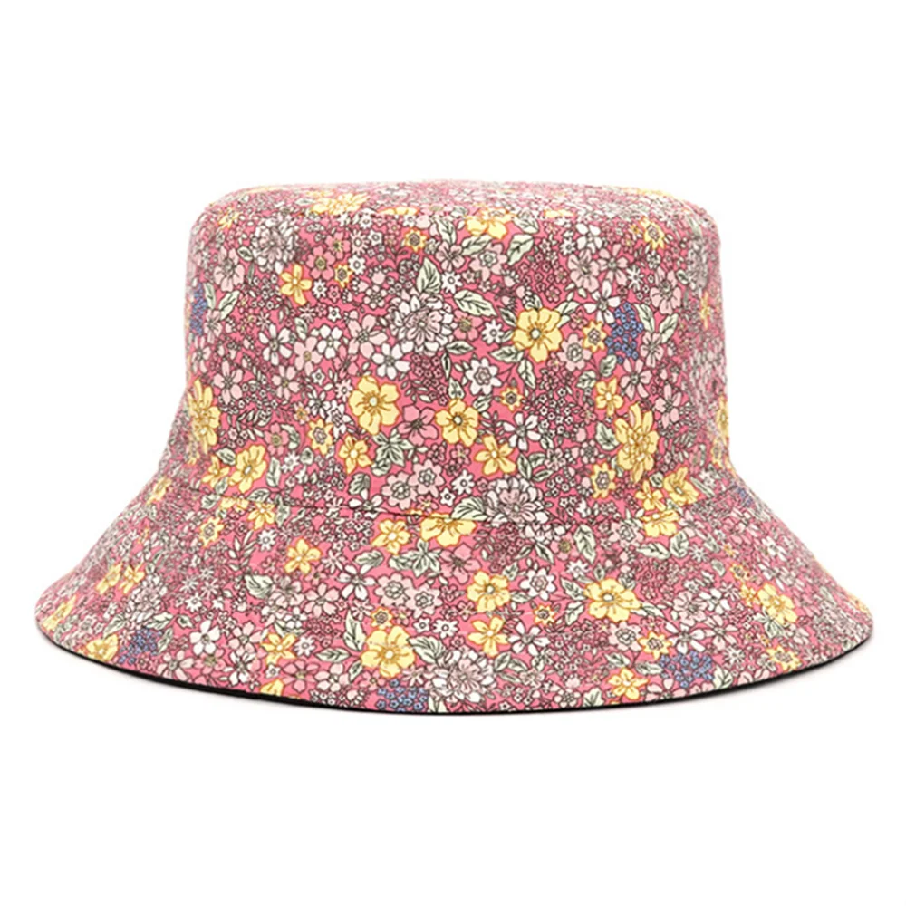 Spring and Summer Small Floral Bucket Hat