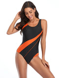 2024 New Striped Print Sport One Piece