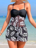 2024 Summer Short Dress Split Swimsuit